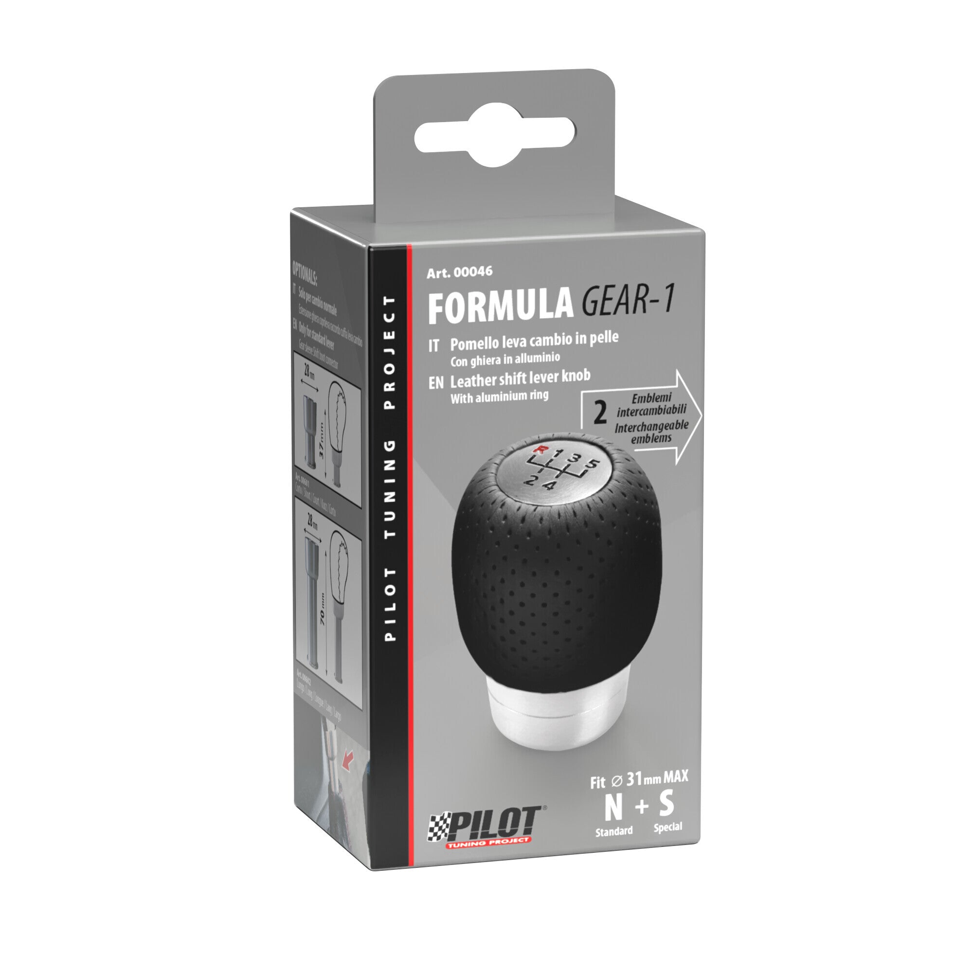 Formula-Gear 1 - Pomello leva cambio