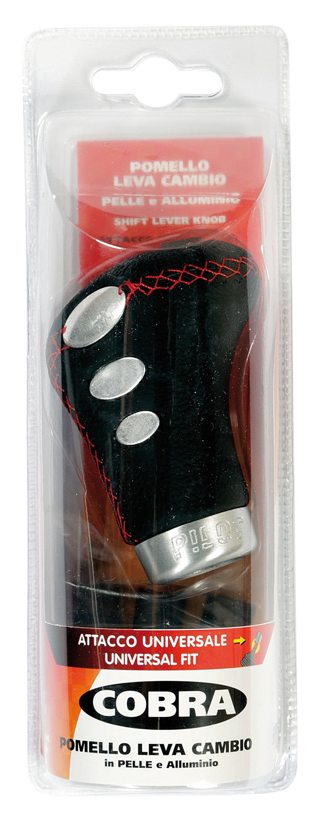 Cobra - Pomello leva cambio - Nero/Rosso
