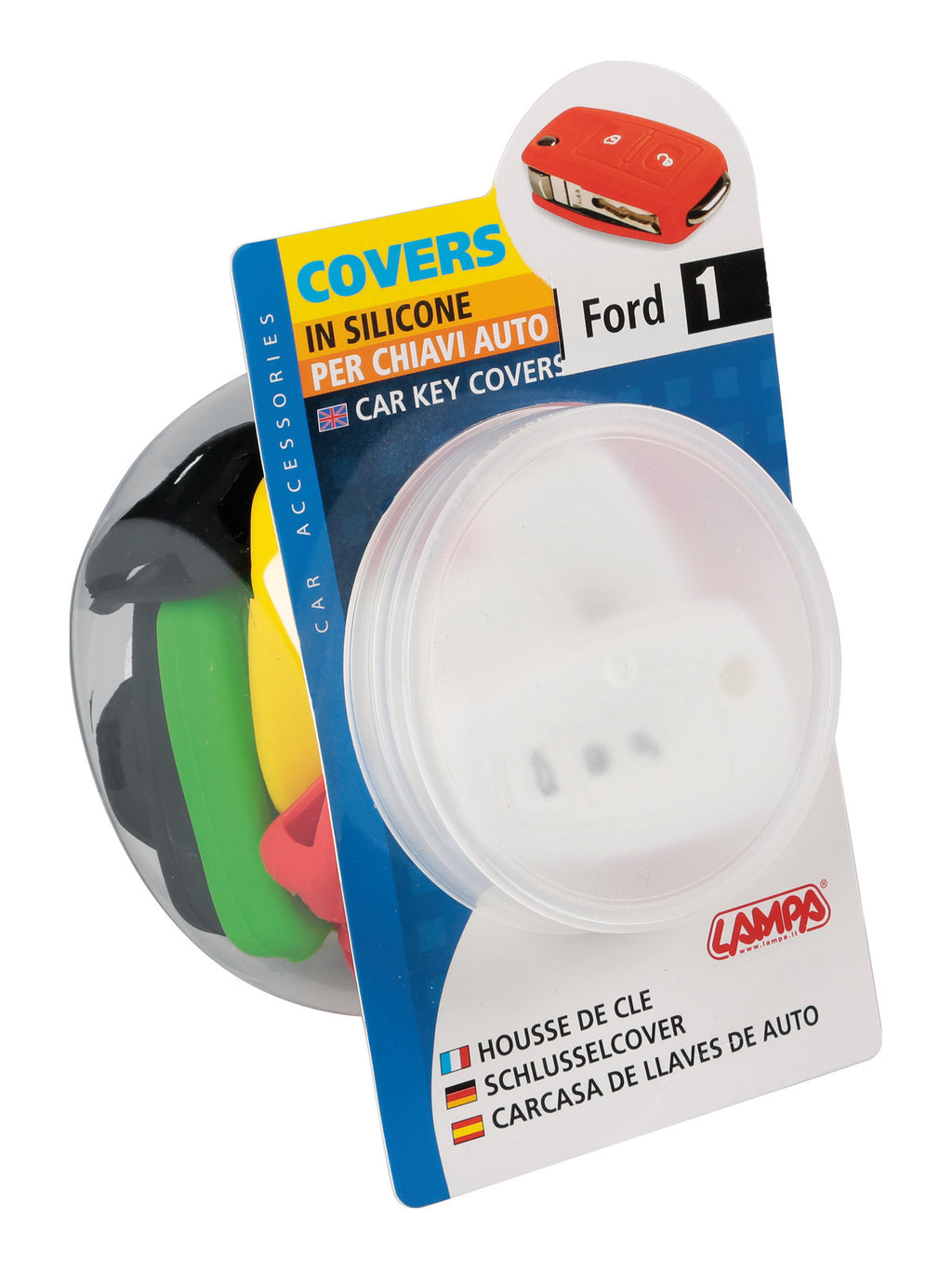 Covers per chiavi auto, dispenser 20 pz - compatibile per - Ford - 1