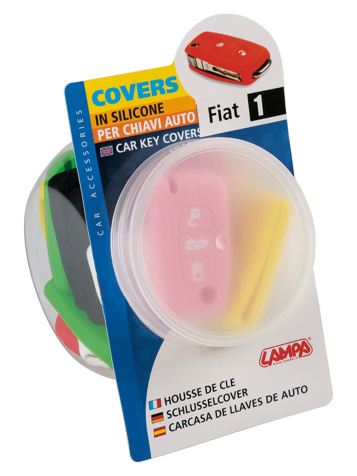 Covers per chiavi auto, dispenser 20 pz - compatibile per - Citroen, Fiat, Lancia, Peugeot - 1