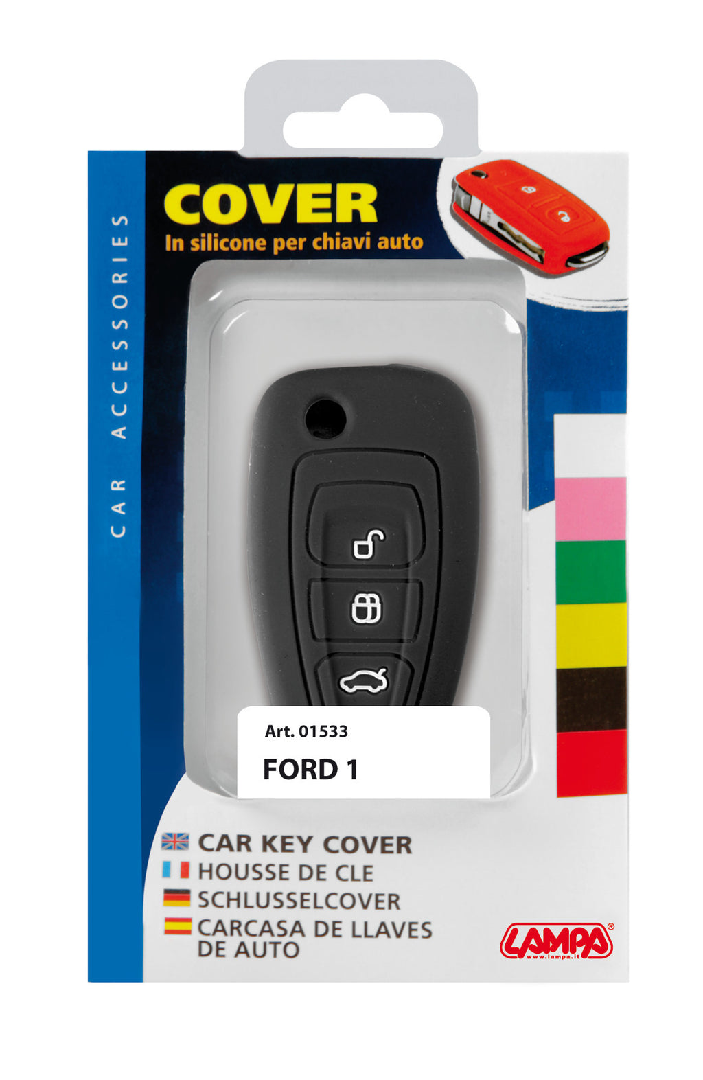 Cover per chiavi auto, conf. singola - compatibile per - Ford - 1