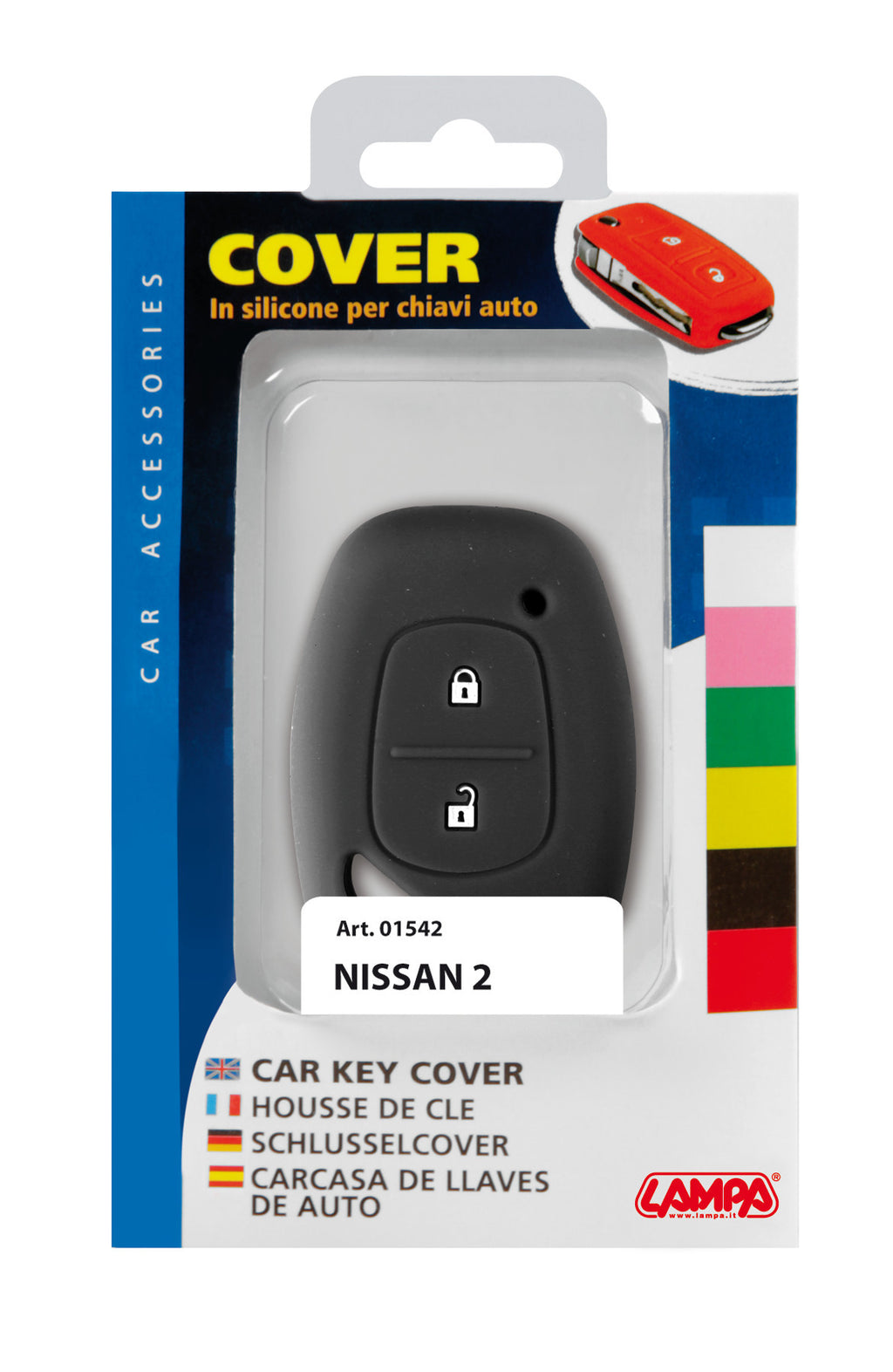 Cover per chiavi auto, conf. singola - compatibile per - Nissan - 2