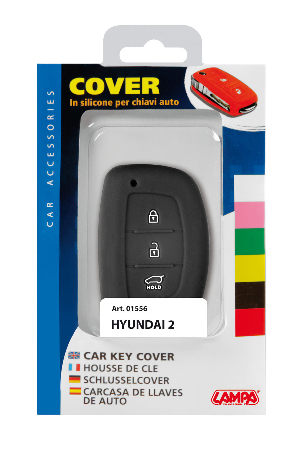 Cover per chiavi auto, conf. singola - compatibile per - Hyundai - 2