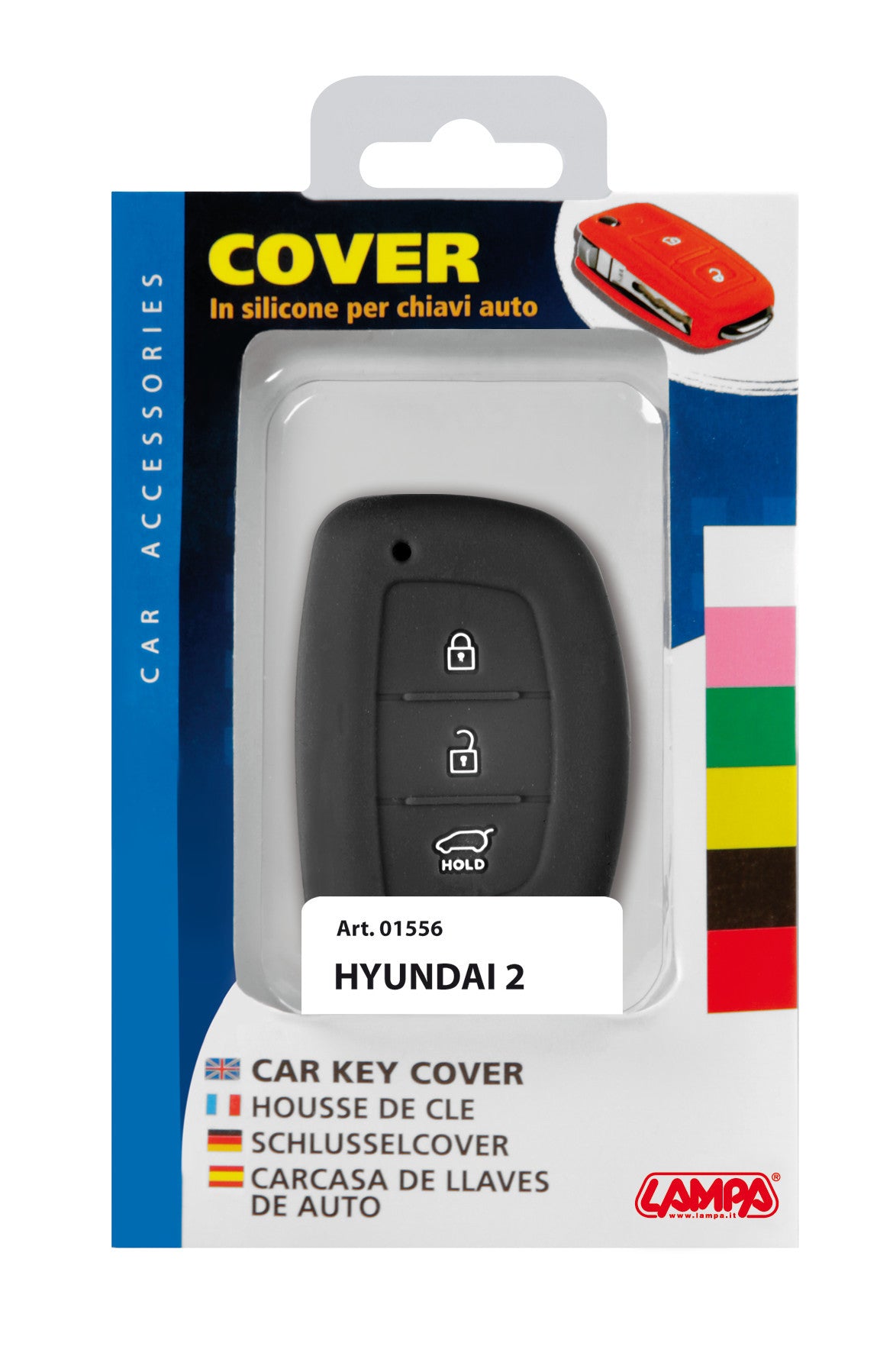Cover per chiavi auto, conf. singola - compatibile per - Hyundai - 2