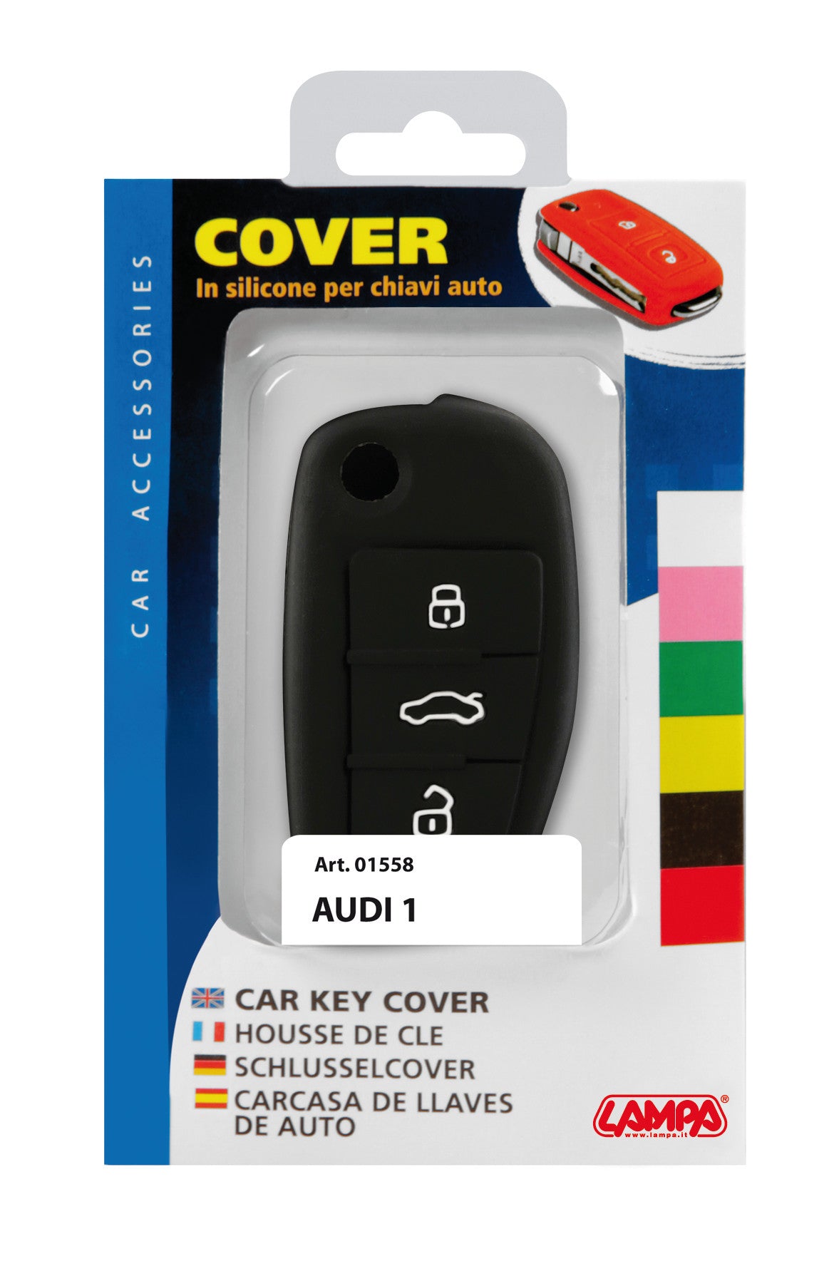 Cover per chiavi auto, conf. singola - compatibile per - Audi - 1