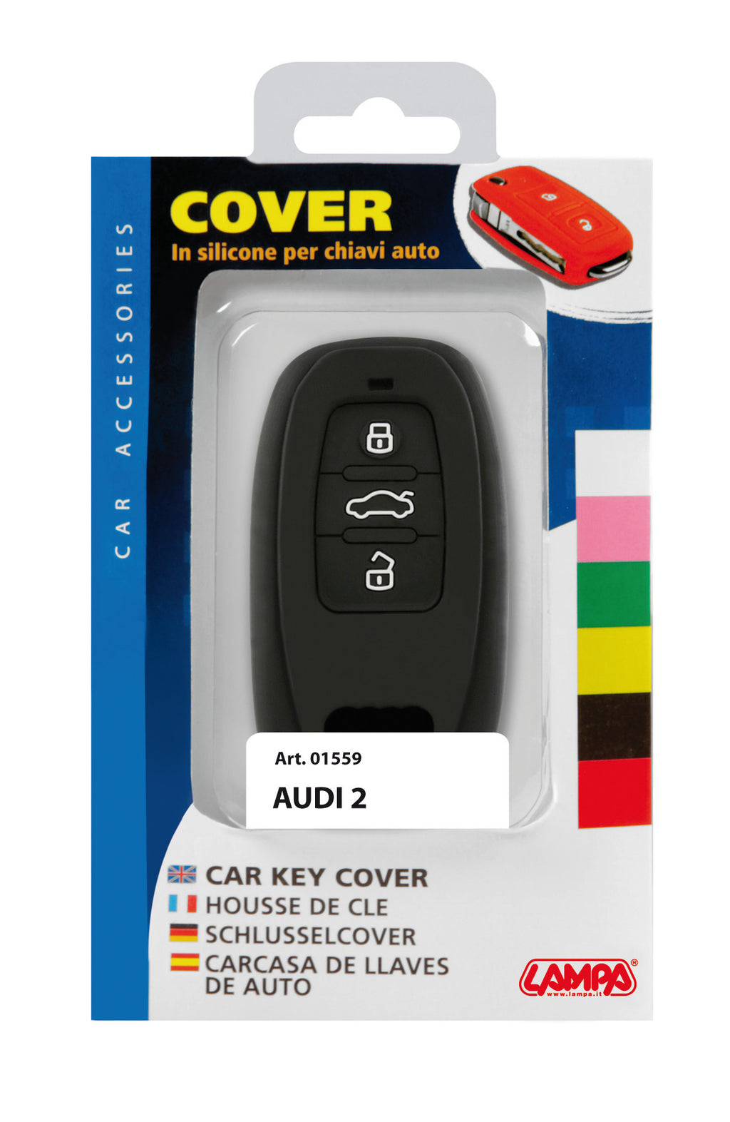 Cover per chiavi auto, conf. singola - compatibile per - Audi - 2
