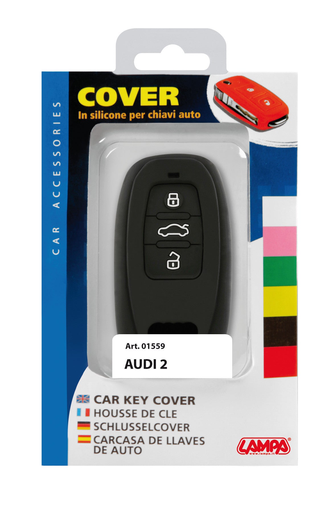 Cover per chiavi auto, conf. singola - compatibile per - Audi - 2