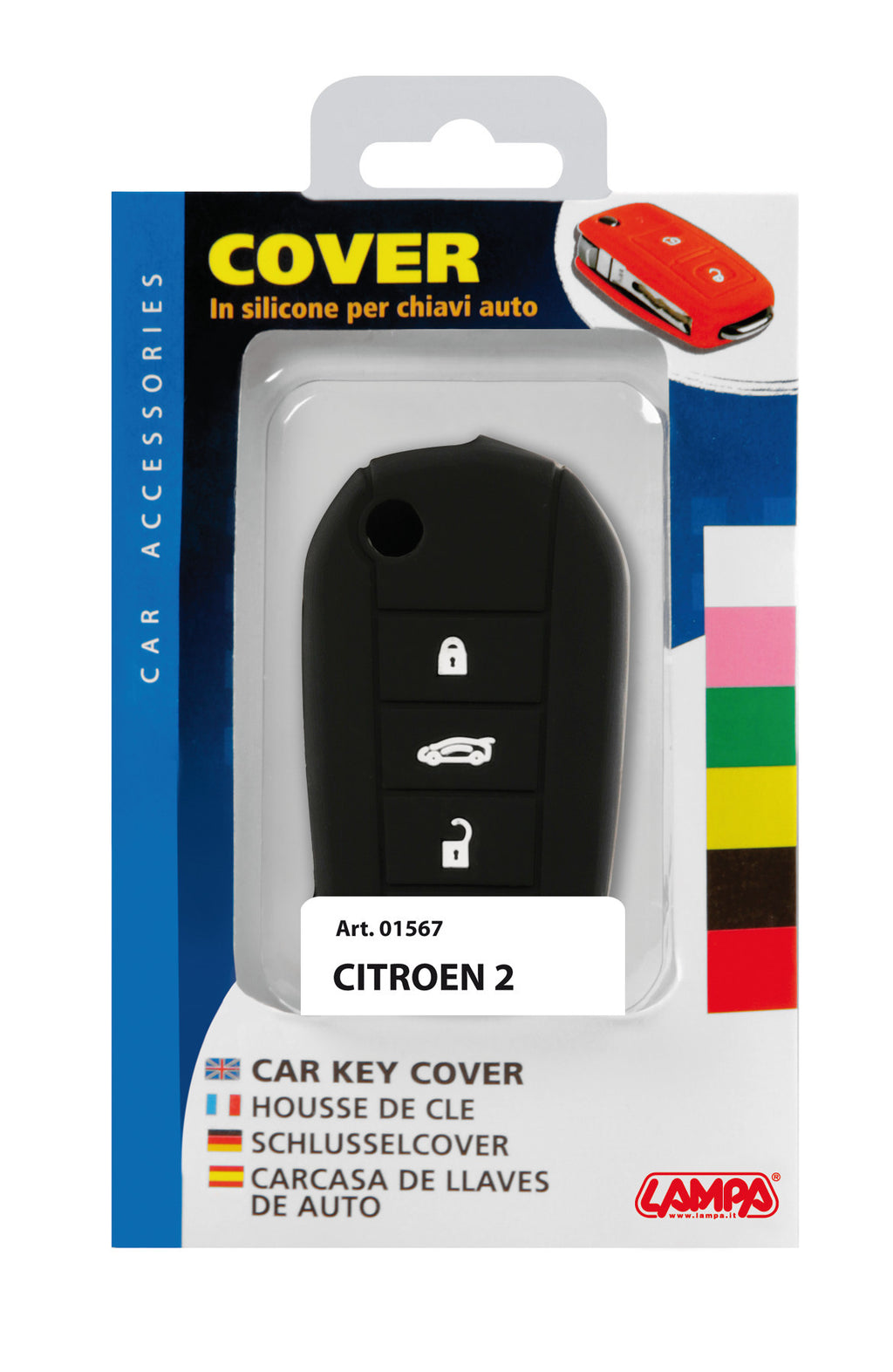Cover per chiavi auto, conf. singola - compatibile per - Citroen - 5