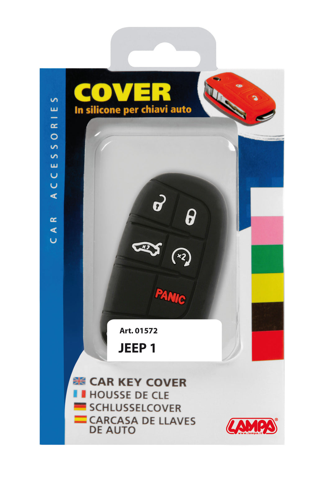 Cover per chiavi auto, conf. singola - compatibile per - Jeep - 1
