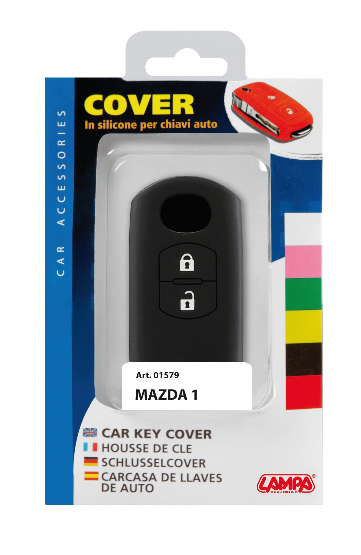 Cover per chiavi auto, conf. singola - compatibile per - Mazda - 1
