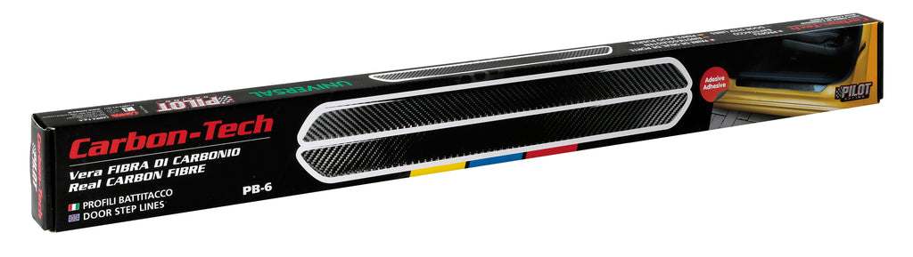 Carbon-Tech, profili battitacco - S - 258x36 mm