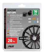 Copribulloni in silicone, 20 pz - 19 mm