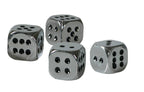 California-Dices, set 4 tappi coprivalvola - Cromo