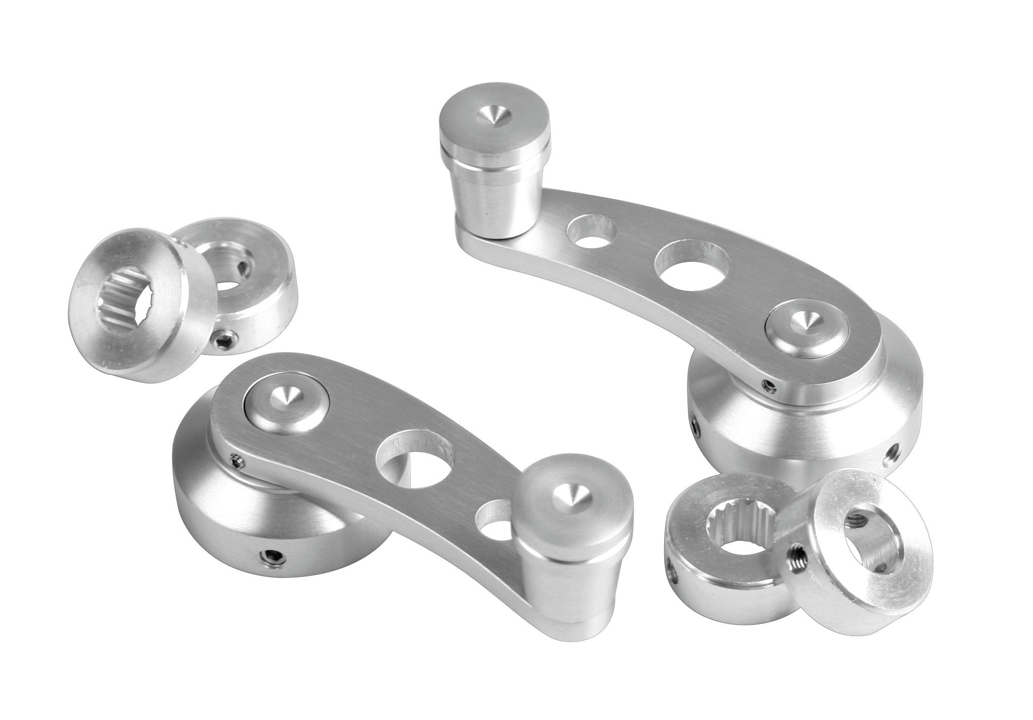 Racing Levers, kit leve alzacristalli - 6 cm - Alluminio