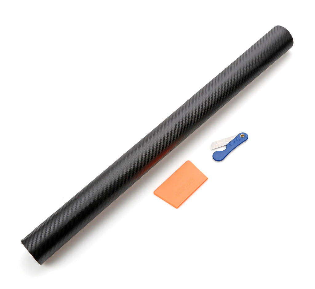 Pellicola adesiva carbon-look - 4D - 35x50 cm - Opaco