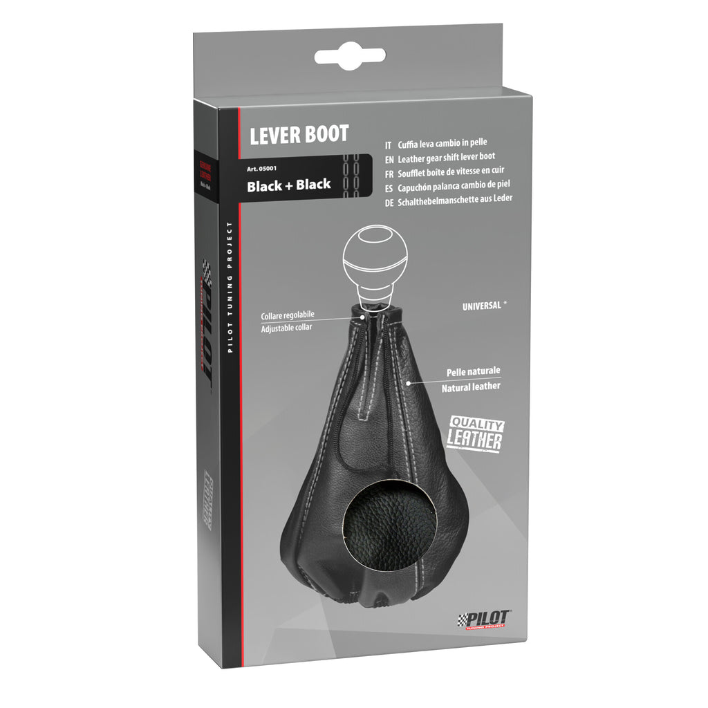 Cuffia leva cambio - Nero