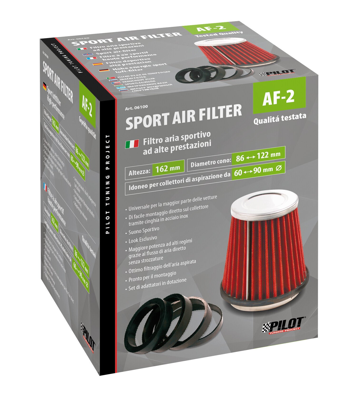 AF-2, Filtro aria conico