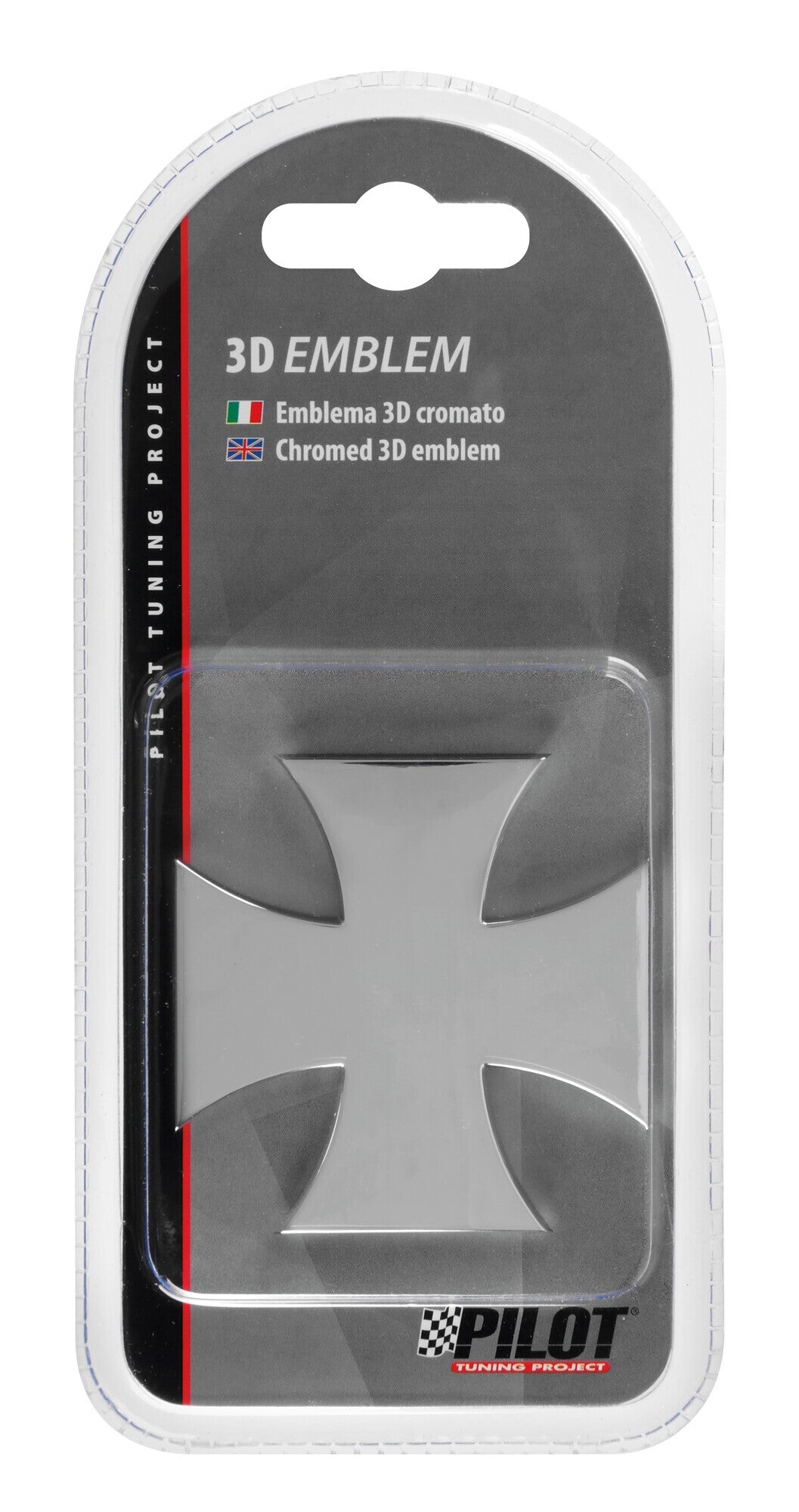 Emblema 3D cromato - Cross