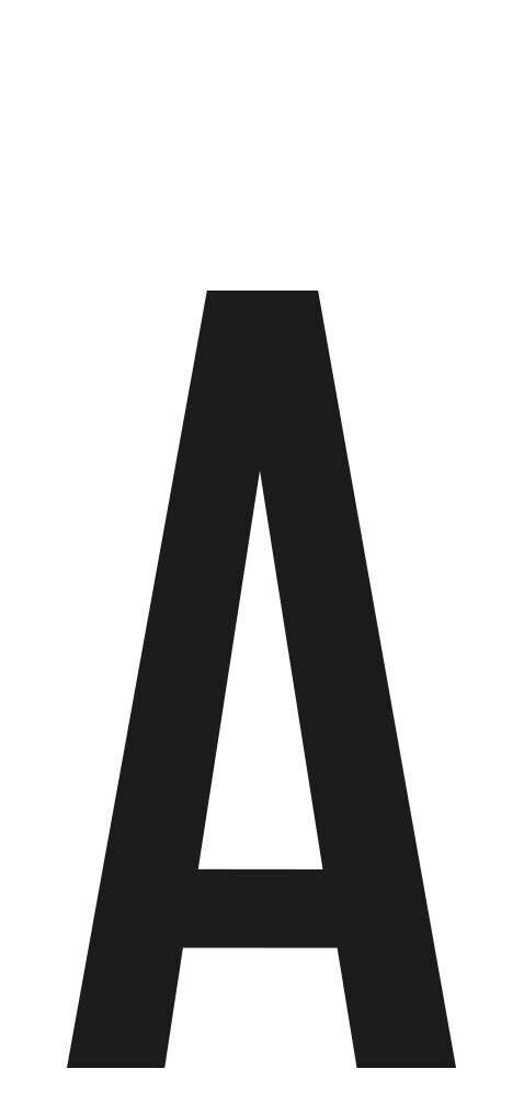 Spell-It, caratteri alfanumerici adesivi 60x30 mm - A
