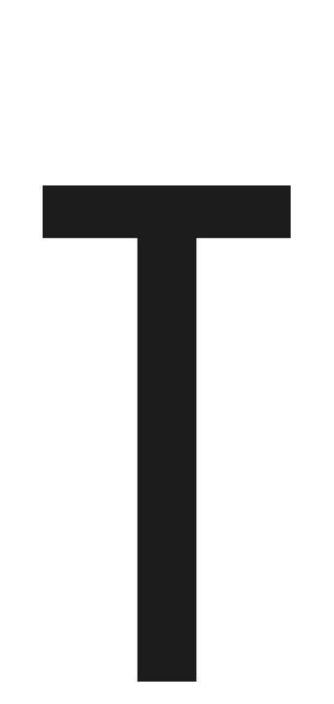 Spell-It, caratteri alfanumerici adesivi 60x30 mm - T