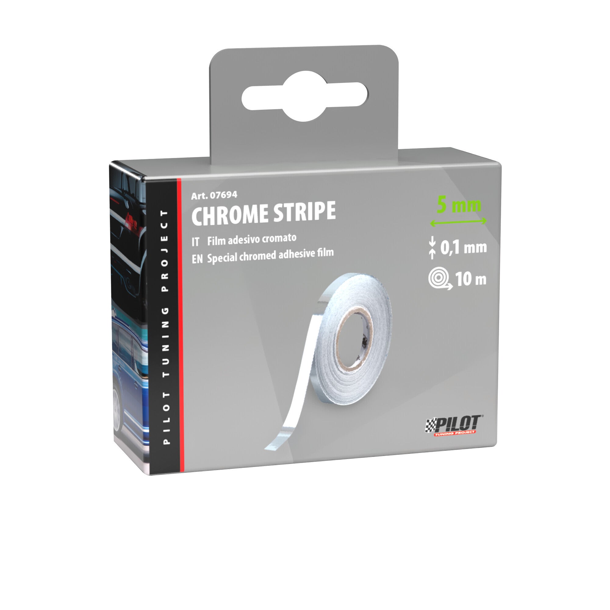 Maniac-Chrome Stripe - 10 m - 5 mm
