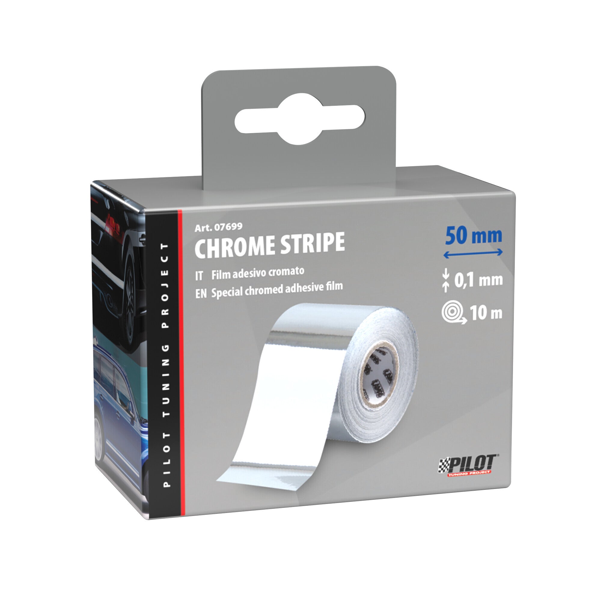 Maniac-Chrome Stripe - 10 m - 50 mm