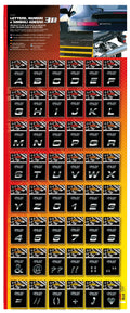 3D Letters - Espositore da 480 pezzi - Type-1
