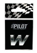 3D Letters Type-1 (18 mm) - W