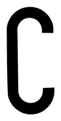 Spell-It, caratteri alfanumerici adesivi 80x35 mm - C