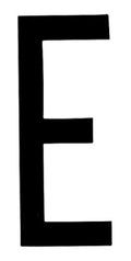 Spell-It, caratteri alfanumerici adesivi 80x35 mm - E