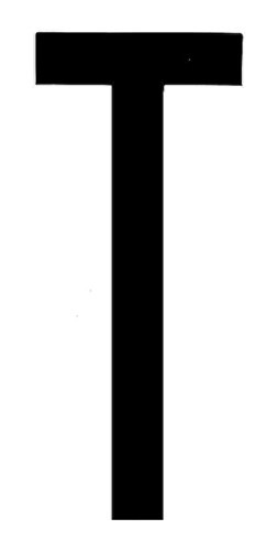 Spell-It, caratteri alfanumerici adesivi 80x35 mm - T