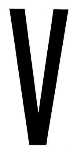 Spell-It, caratteri alfanumerici adesivi 80x35 mm - V