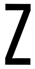 Spell-It, caratteri alfanumerici adesivi 80x35 mm - Z