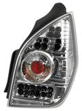 Coppia fanali posteriori LED - compatibile per Citroën C2 (9/03>) - Cromo