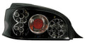 Coppia fanali posteriori LED - compatibile per Citroën Saxo (5/96-12/04) - Nero