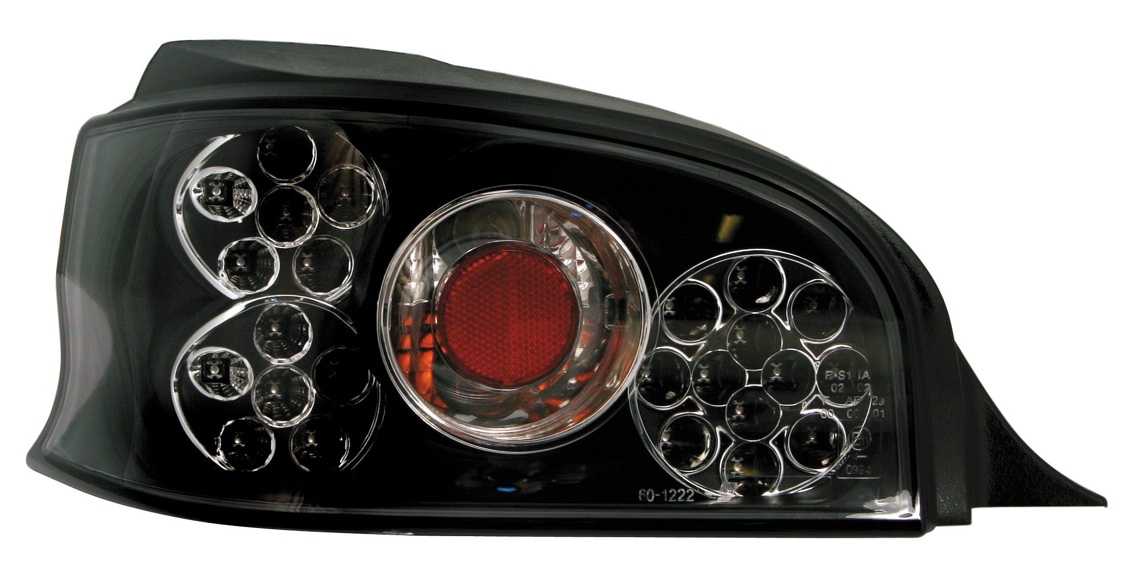 Coppia fanali posteriori LED - compatibile per Citroën Saxo (5/96-12/04) - Nero