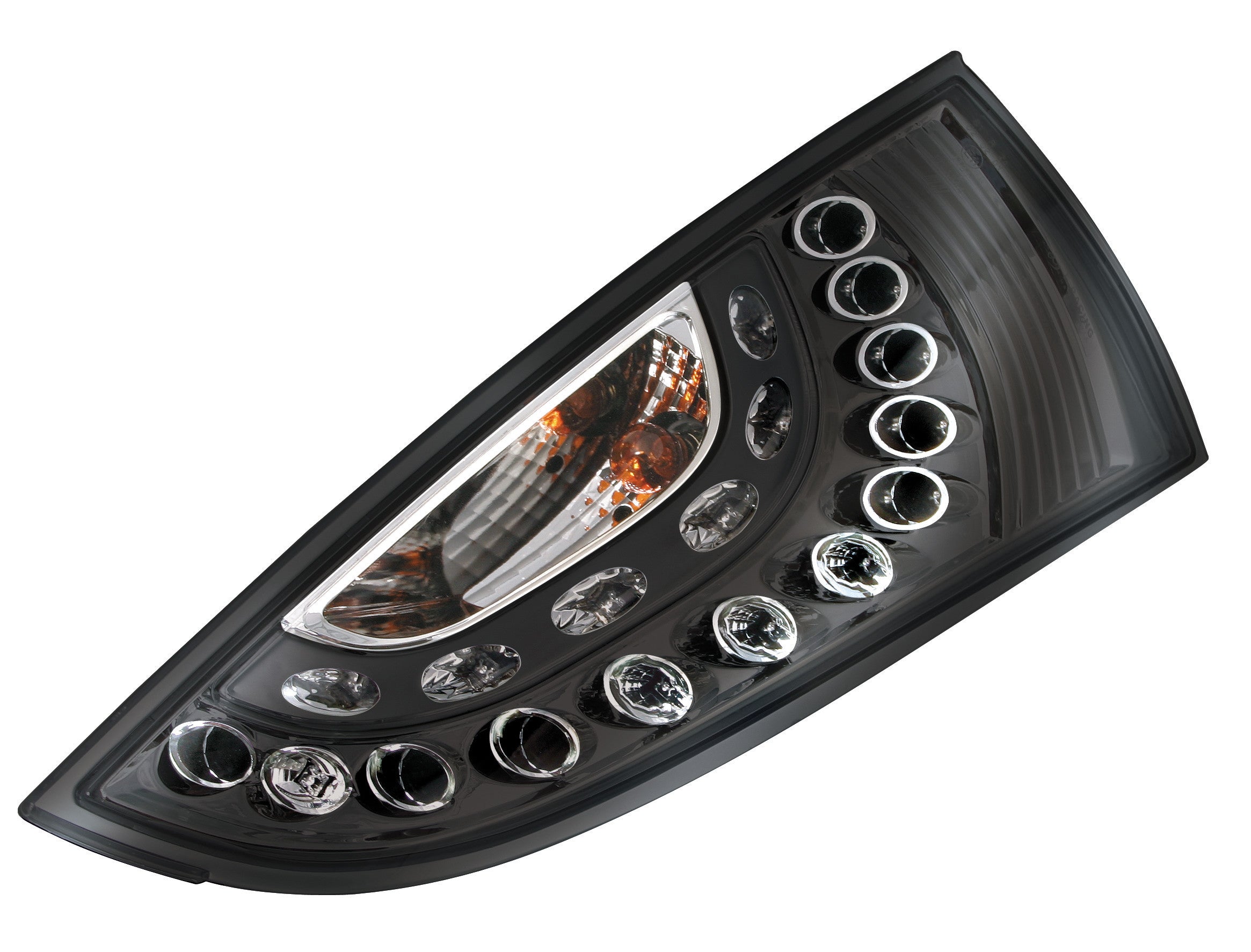 Coppia fanali posteriori LED - compatibile per Ford Focus (10/98-12/04) - Nero