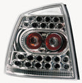 Coppia fanali posteriori LED - compatibile per Opel Astra G (2/98-3/04) - Cromo