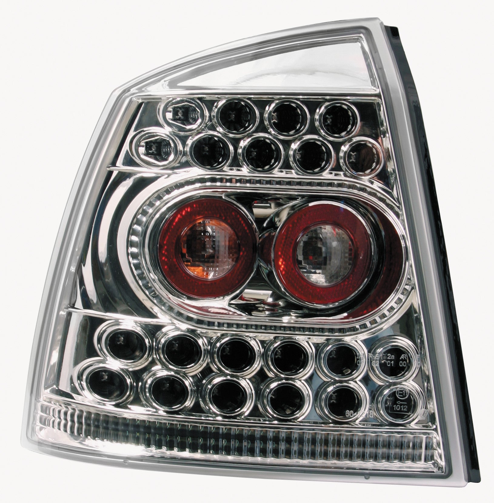 Coppia fanali posteriori LED - compatibile per Opel Astra G (2/98-3/04) - Cromo
