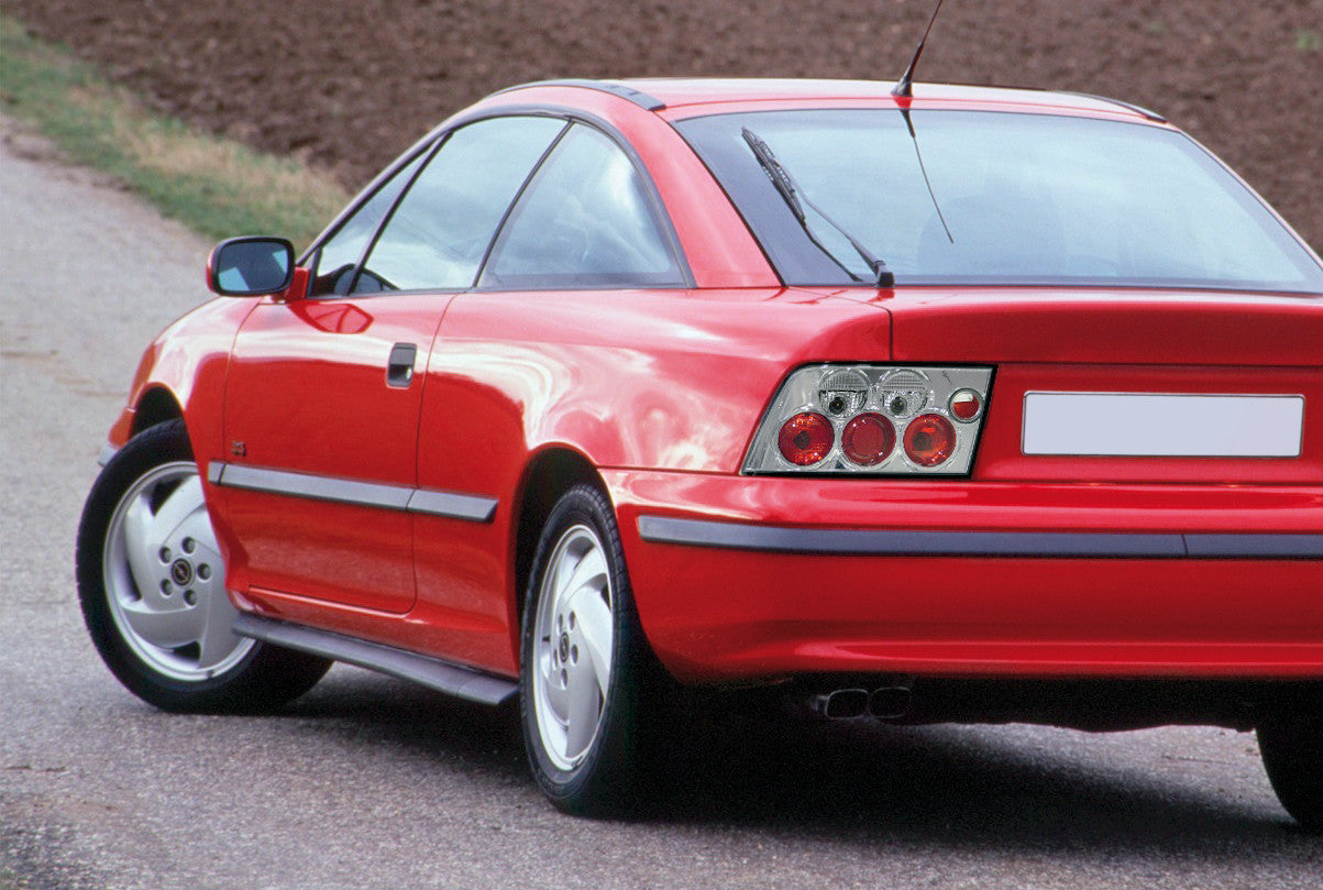 Coppia fanali posteriori - compatibile per Opel Calibra (6/90-9/97) - Cromo