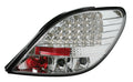 Coppia fanali posteriori LED - compatibile per Peugeot 207 (5/06>) - Cromo