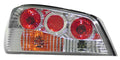 Coppia fanali posteriori - compatibile per Peugeot 306 (3/97-7/01) - Cromo