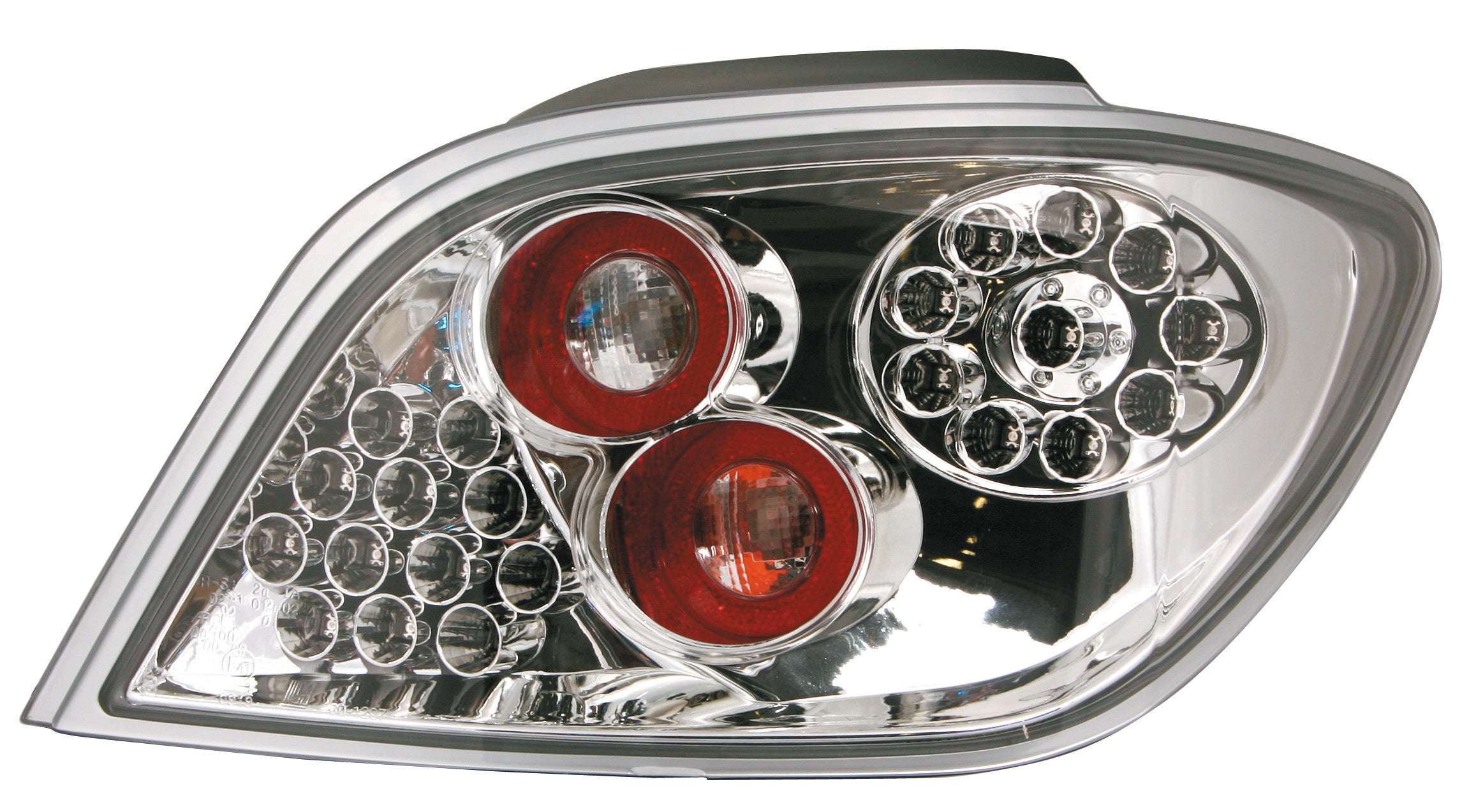 Coppia fanali posteriori LED - compatibile per Peugeot 307 (8/00>9/05) - Cromo