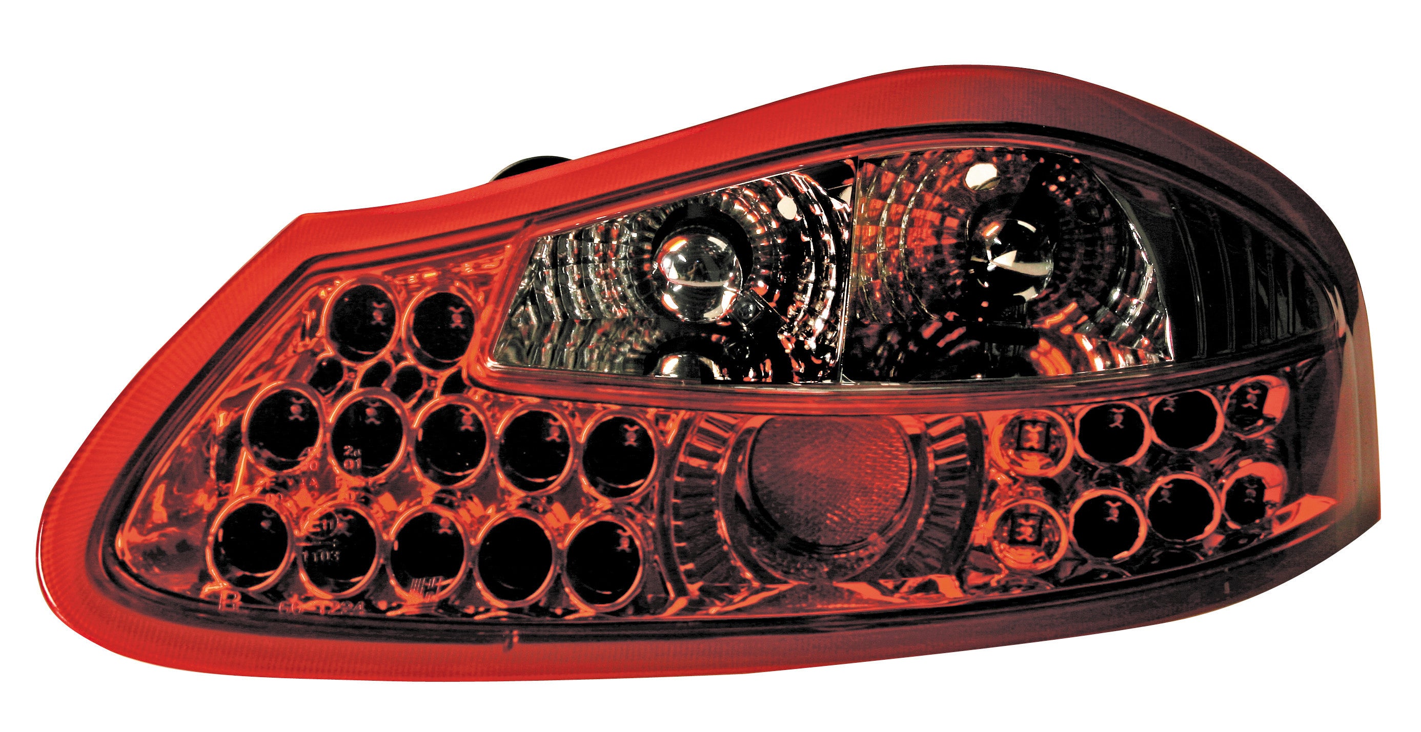 Coppia fanali posteriori LED - compatibile per Porsche Boxster (9/96-10/04) - Rosso