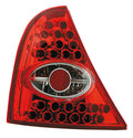 Coppia fanali posteriori LED - compatibile per Renault Clio (4/98>) - Rosso