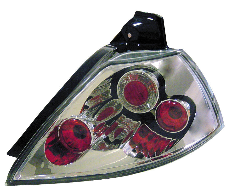 Coppia fanali posteriori - compatibile per Renault Megane (9/02>) - Cromo