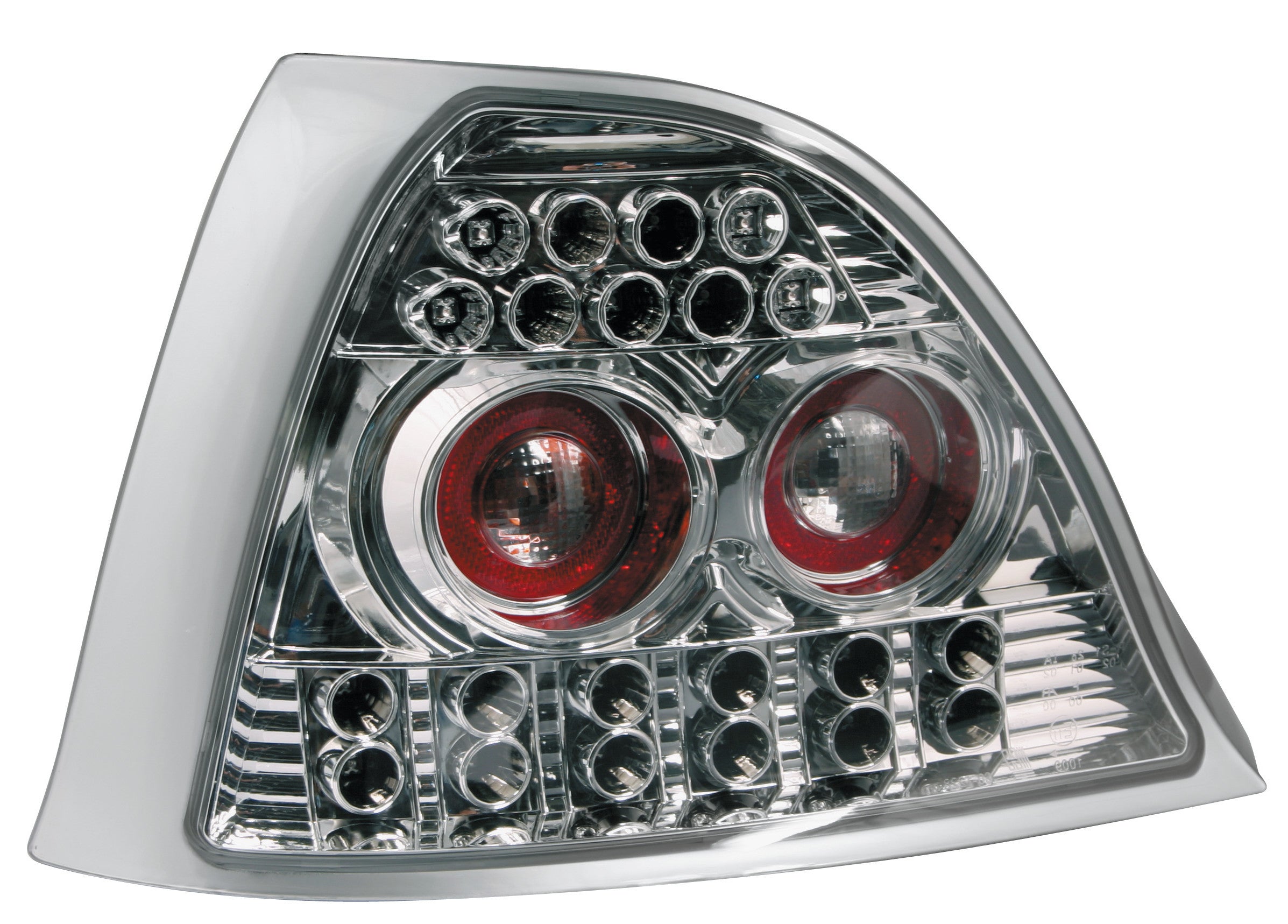 Coppia fanali posteriori LED - compatibile per Rover 200/25 - MG ZR (11/95-5/05) - Cromo