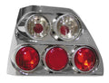 Coppia fanali posteriori - compatibile per VW Golf II (8/83-12/92) - Cromo