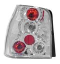 Coppia fanali posteriori - compatibile per Seat Arosa (5/97-12/05) - VW Lupo (9/98-12/05) - Cromo