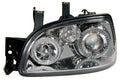 Coppia fanali anteriori Angel-Eyes - compatibile per Renault Clio (3/96-3/98) - Cromo